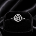 Sterling Silver Ring Tree Of Life 925 Hallmarked Size J - R Brand New Boxed