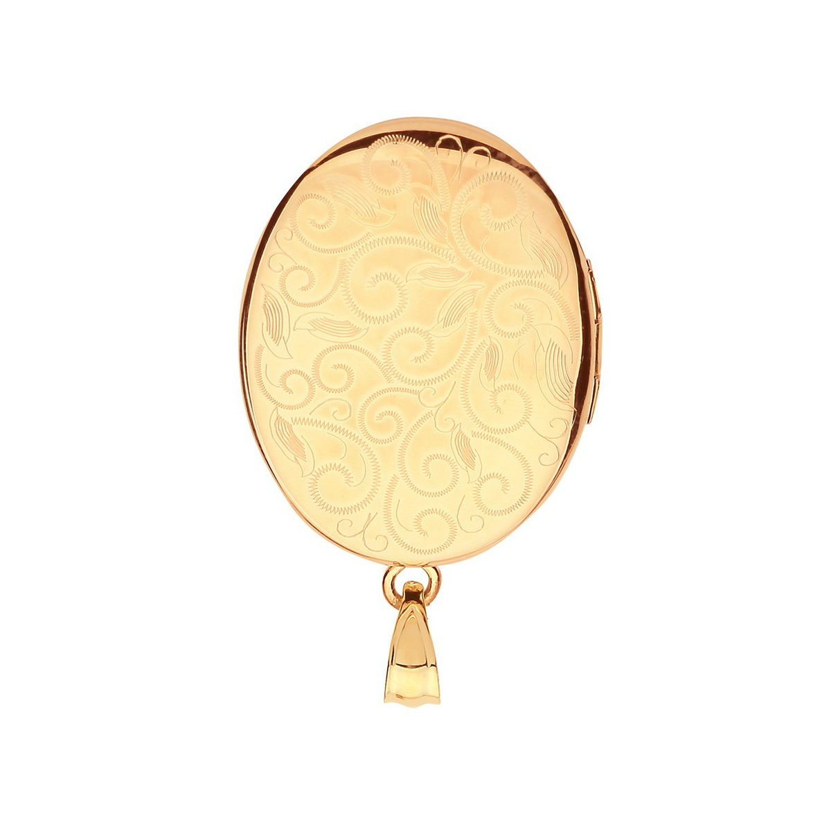 Victorian Style 9ct Yellow Gold Locket 375 Hallmarked All Chain Lengths