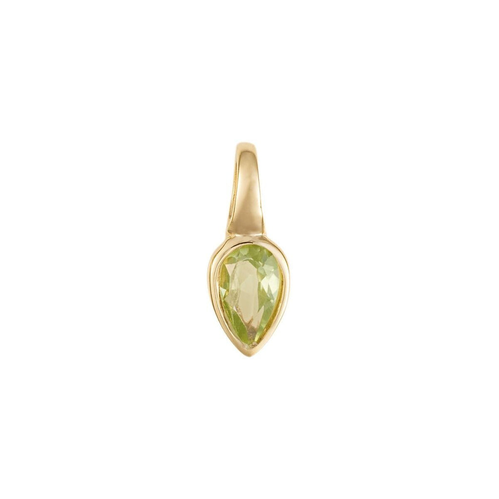 Semi Precious Birthstone Pendant 9ct Yellow Gold Plated Hallmarked All Months