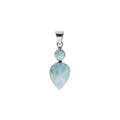 Inverted Teardrop Pendant Sterling Silver 925 Hallmarked All Chain Lengths