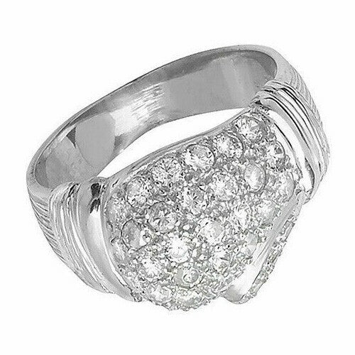 Gents Boxing Glove Ring Sterling Silver Engagement Men's Hallmark Sizes O - Z