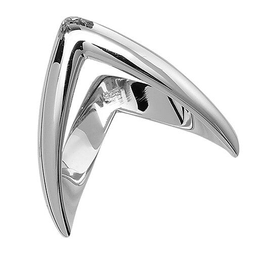 Sterling Silver Ring Wishbone 925 Hallmarked Size H - Z British Made