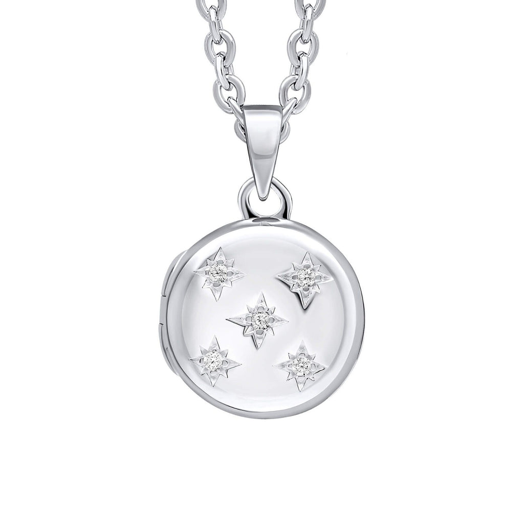 Round Locket Sterling Silver 925 Hallmarked All Chain Lengths British Made