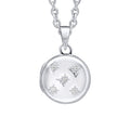 Round Locket Sterling Silver 925 Hallmarked All Chain Lengths British Made