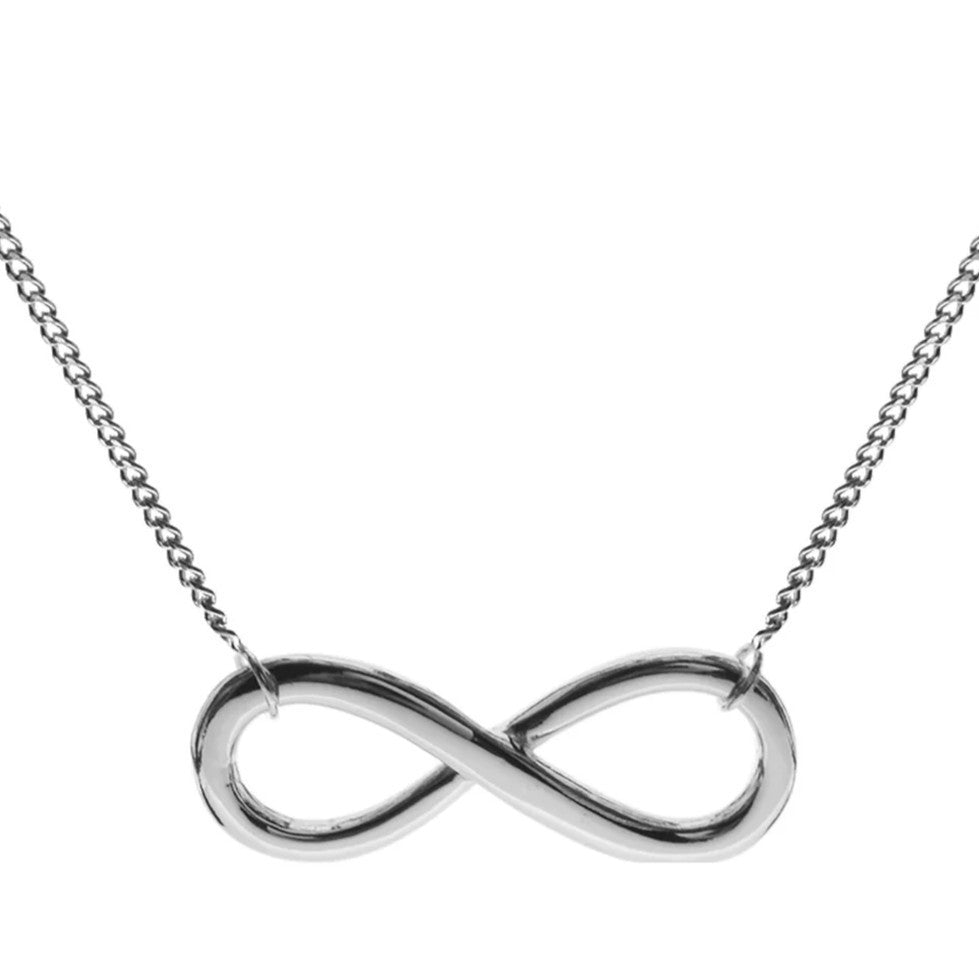 Original Infinity Necklace Solid Sterling Silver 925 Hallmarked British Made