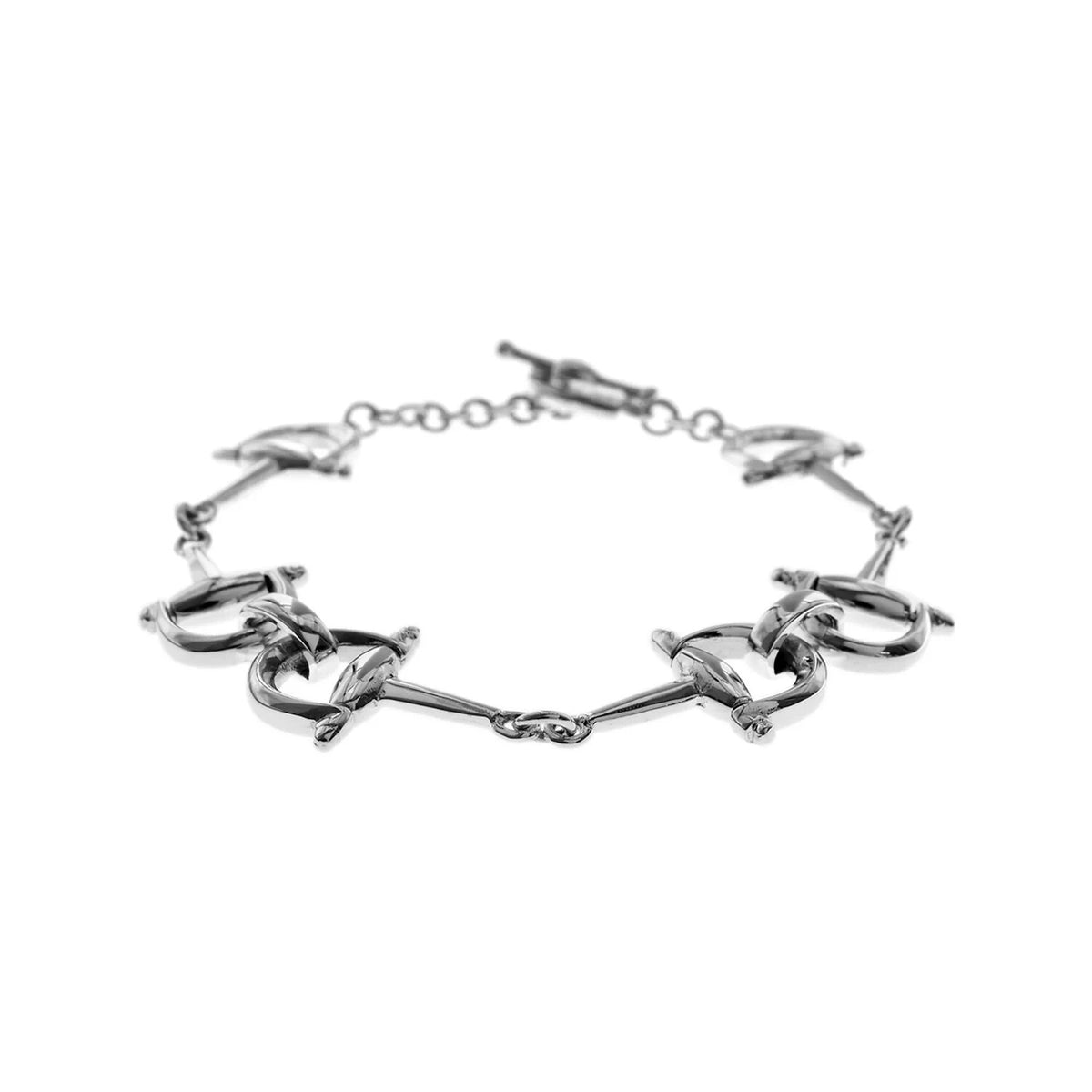 Triple Snaffle Bracelet Sterling Silver 925 Hallmarked Brand New Boxed