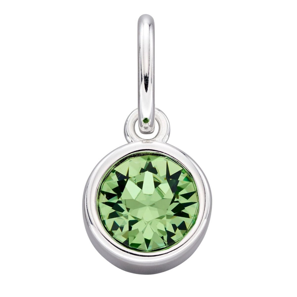 Crystal Birthstone Pendant Sterling Silver 925 Hallmark British Made All Months