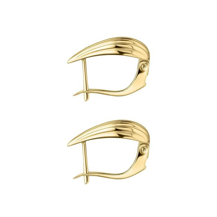 Teardrop Hoop Earrings 9ct Yellow Gold 375 Hallmarked British Made