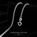 Oxidised Gents Trace Chain Solid Sterling Silver 925 Hallmarked British Made