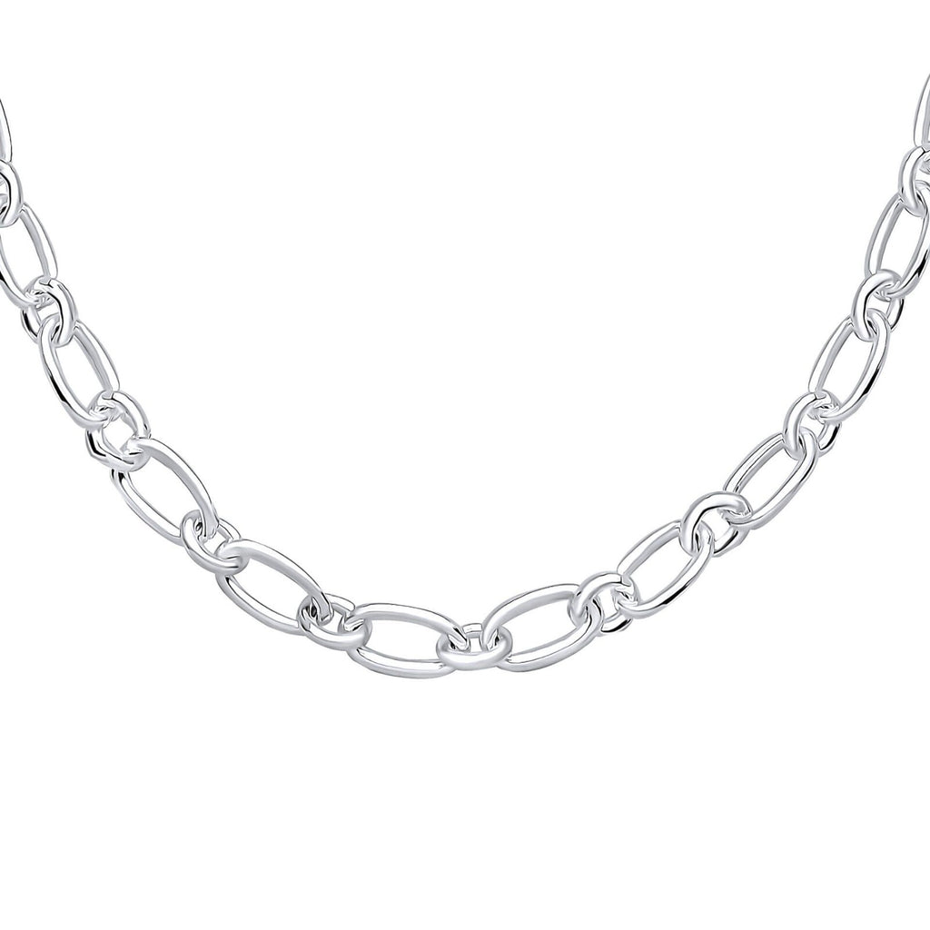 Long Link Chain Necklace Sterling Silver 925 Hallmark Brand New Boxed