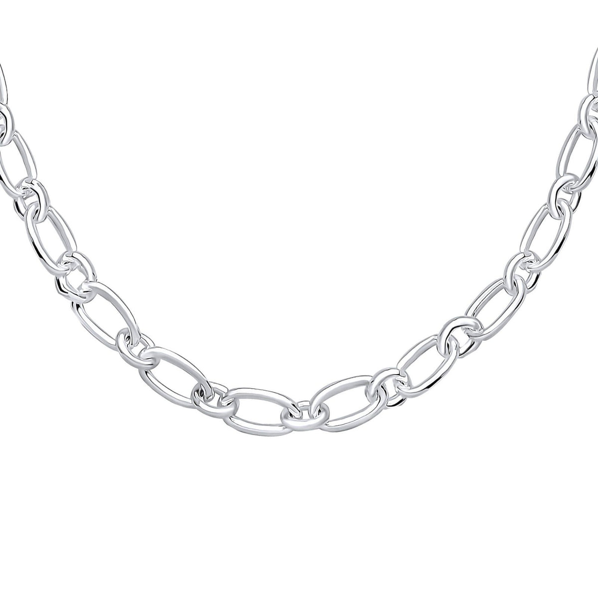 Long Link Chain Necklace Sterling Silver 925 Hallmark Brand New Boxed