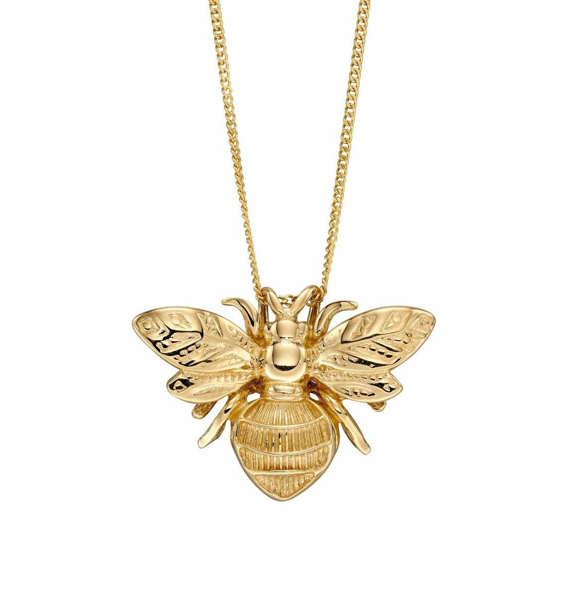 Bumble Bee Pendant Yellow Gold 375 Hallmarked British Made Brand New And Boxed