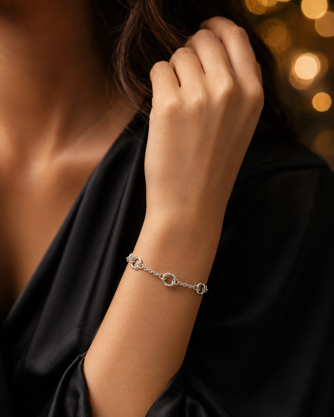 5 Link Bracelet Sterling Silver British Made Hallmarked Brand New Boxed
