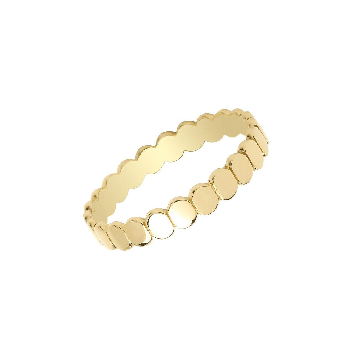 Oval Twist Ring 9ct Yellow Gold Hallmarked Sizes L - S British Made Brand New