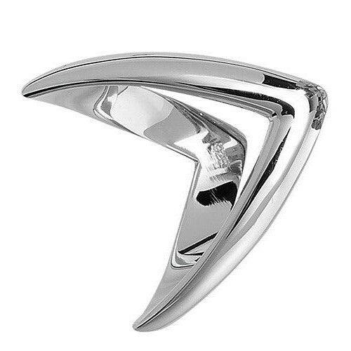 Sterling Silver Ring Wishbone 925 Hallmarked Size H - Z British Made