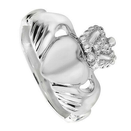 Sterling Silver Ring Claddagh 925 Hallmarked Size L - X British Made