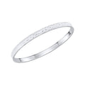 Textured Bangle Sterling Silver 925 Hallmarked British Made Brand New Boxed