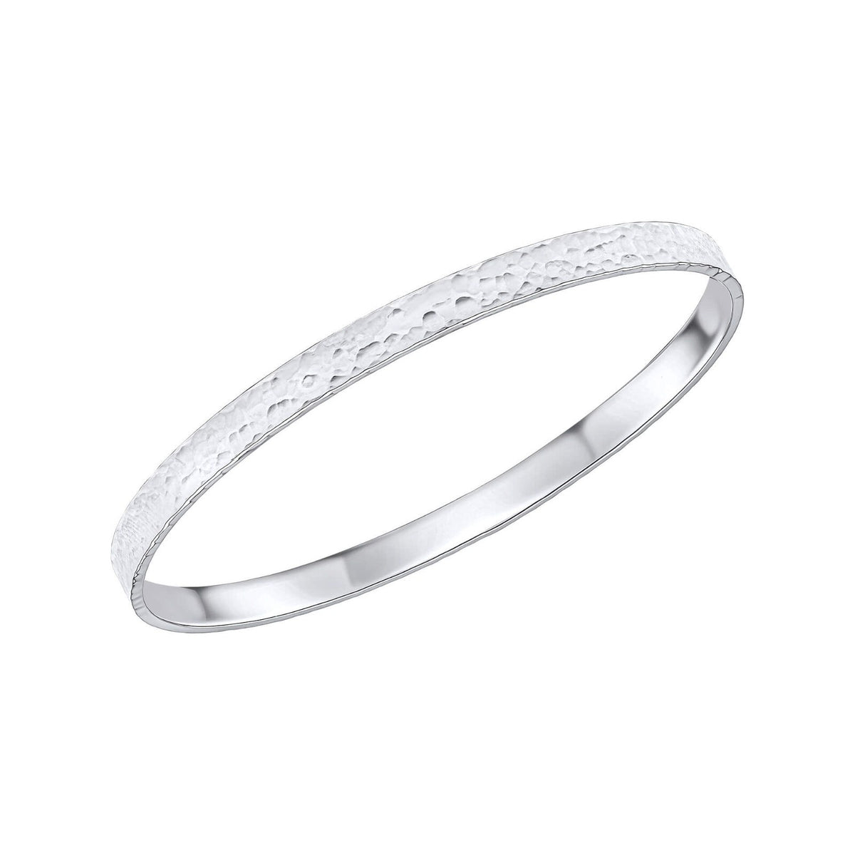 Textured Bangle Sterling Silver 925 Hallmarked British Made Brand New Boxed