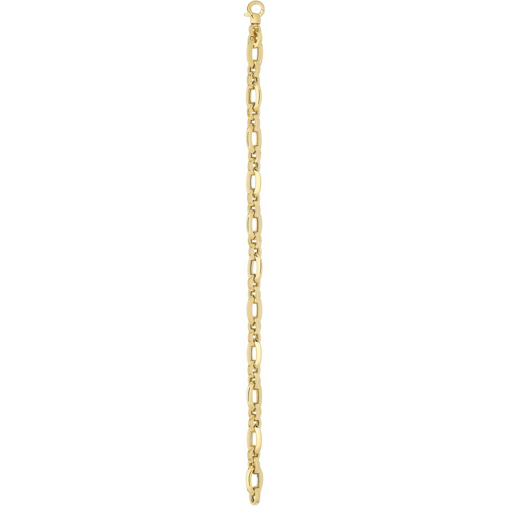 Double Link Bracelet 9ct Yellow Gold 375 Hallmarked British Made Brand New