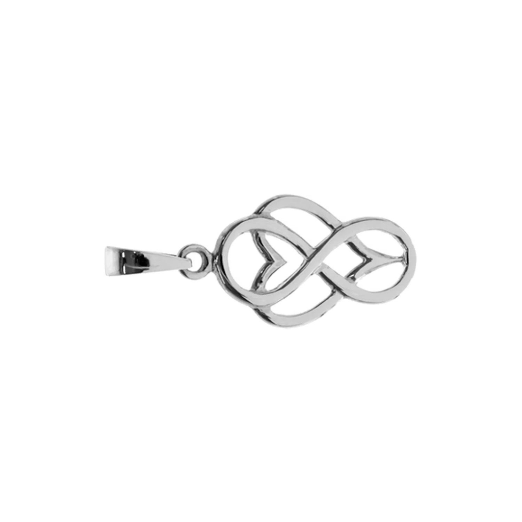 Infinity Heart Pendant Sterling Silver 925 Hallmark All Chain Lengths Brand New