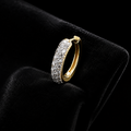 Mens Huggie Hoop Earring 9ct Yellow Gold Gents 375 Hallmarked Brand New Boxed