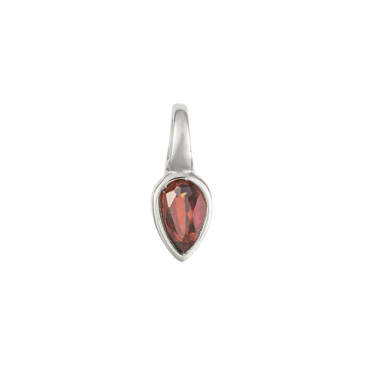 Semi Precious Birthstone Pendant Sterling Silver 925 Hallmarked All Months