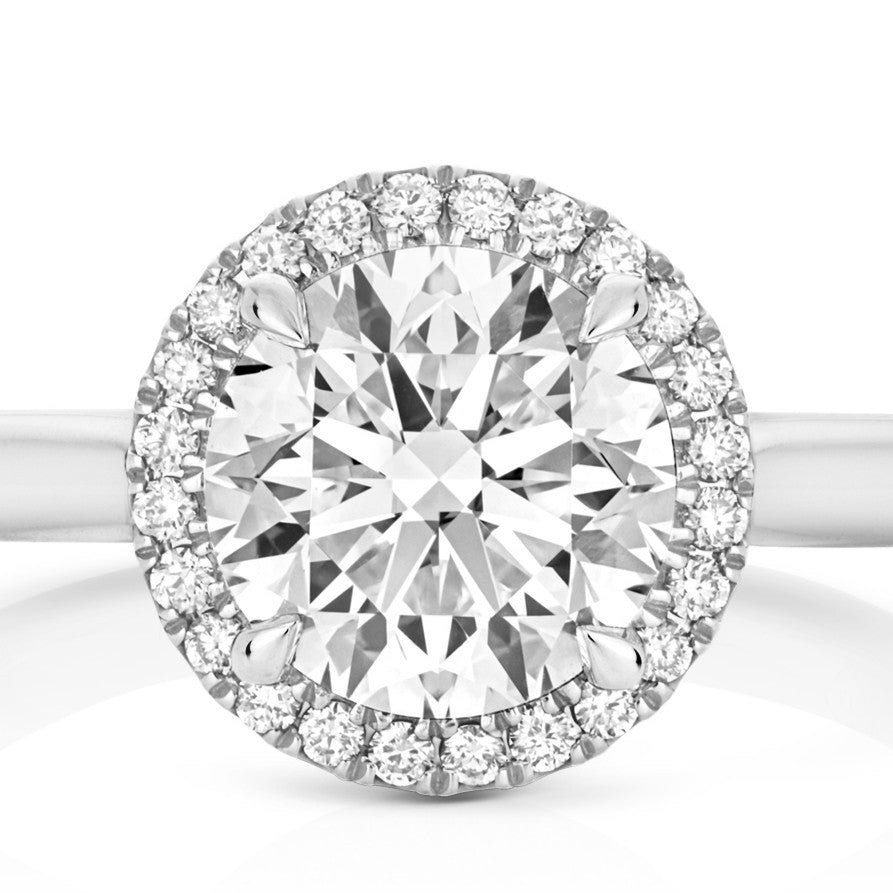39 Lab-Grown Diamond Engagement Ring 18ct White Gold Hallmarked Sizes J - Q