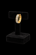 Mens 8mm Huggie Hoop Earring 9ct Yellow Gold Gents 375 Hallmarked Brand New