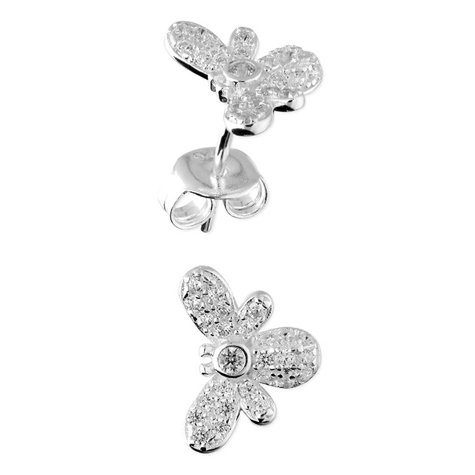 Statement Bee Earrings Sterling Silver 925 Hallmarked British Made Brand New