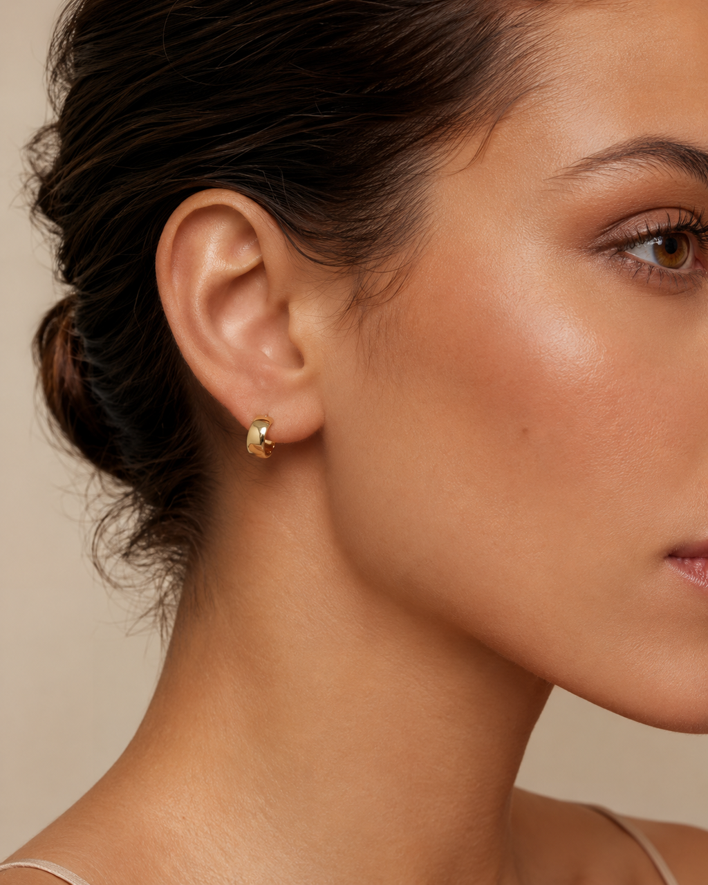 9ct Yellow Gold Chunky Hoop Earrings British Made 375 Hallmarked Brand New Boxed