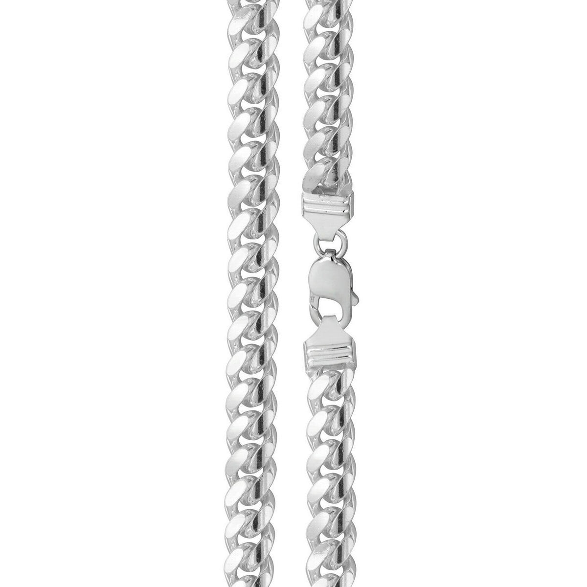 Sterling Silver Cuban Chain British Made 925 Hallmarked 22" Weight 142 g