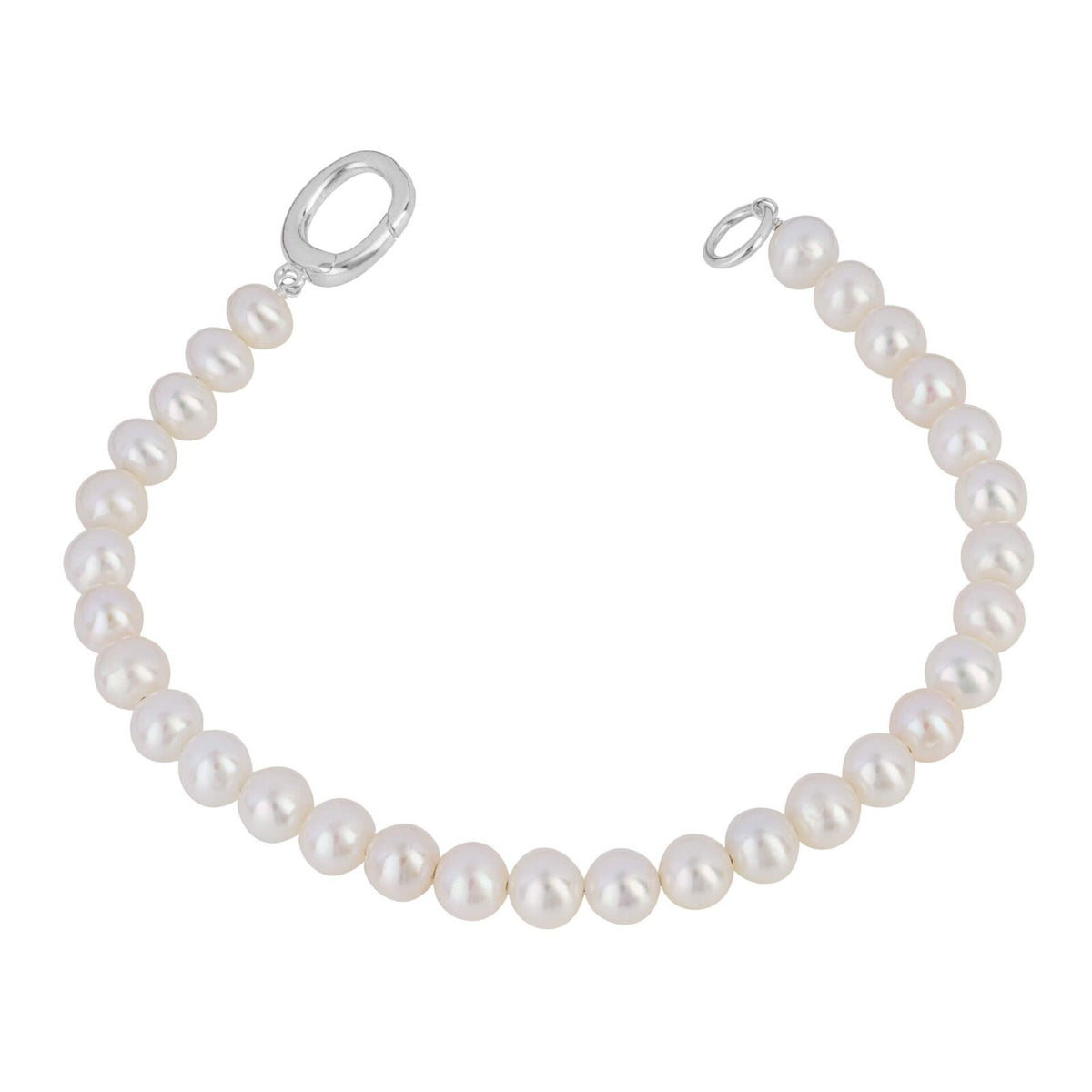 Natural Pearl Bracelet Sterling Silver 925 Hallmarked Brand New Boxed