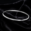 Thin DC Bangle Sterling Silver 925 Hallmarked British Made Brand New