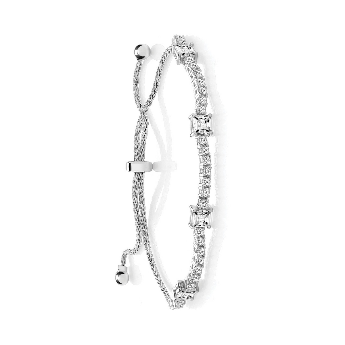 Princess Adjustable Bolo Bracelet Sterling Silver 925 Hallmarked Brand New Boxed