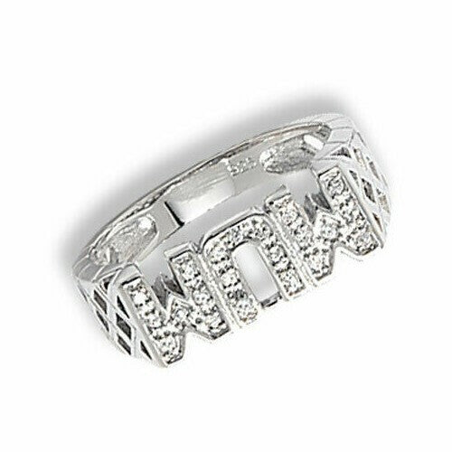 Mum Ring Sterling Silver 925 Hallmarked Size British Made K - Z British Made