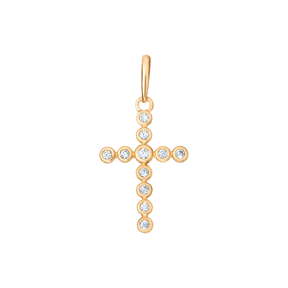 Yellow Gold Cross Pendant 375 Hallmark All Chain Lengths British Made Brand New