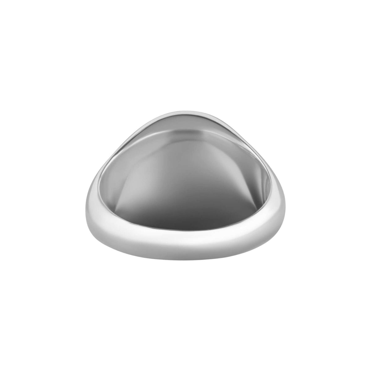 Gents Silver Signet Ring Oval Sterling Silver Hallmarked Sizes Q - Z