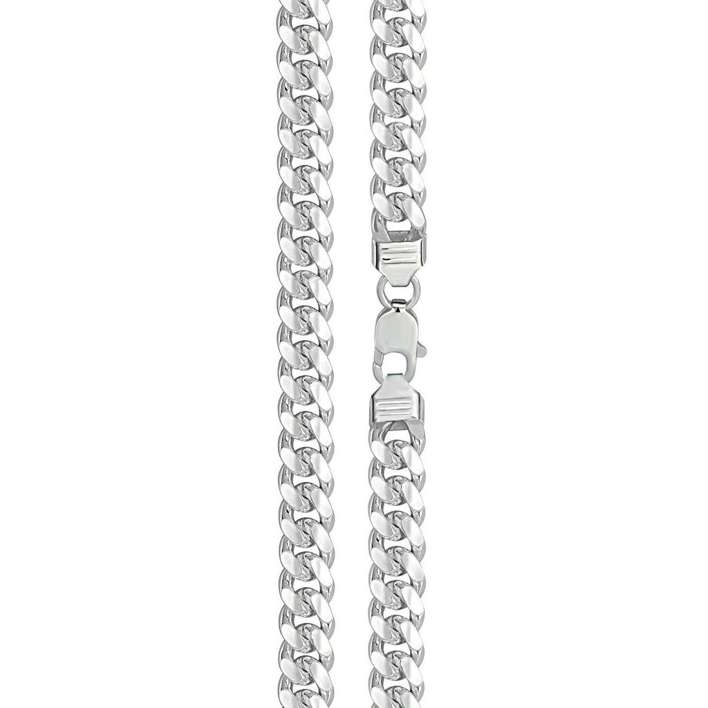 Sterling Silver Cuban Chain British Made 925 Hallmarked  22" Weight 110 g