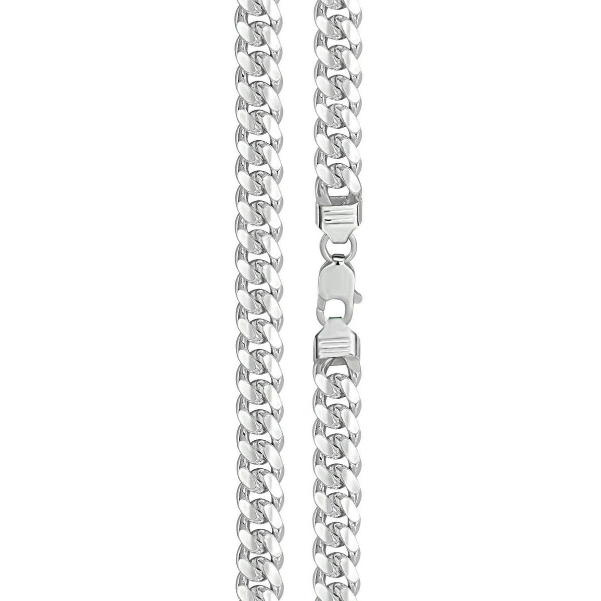 Sterling Silver Cuban Chain British Made 925 Hallmarked  22" Weight 110 g