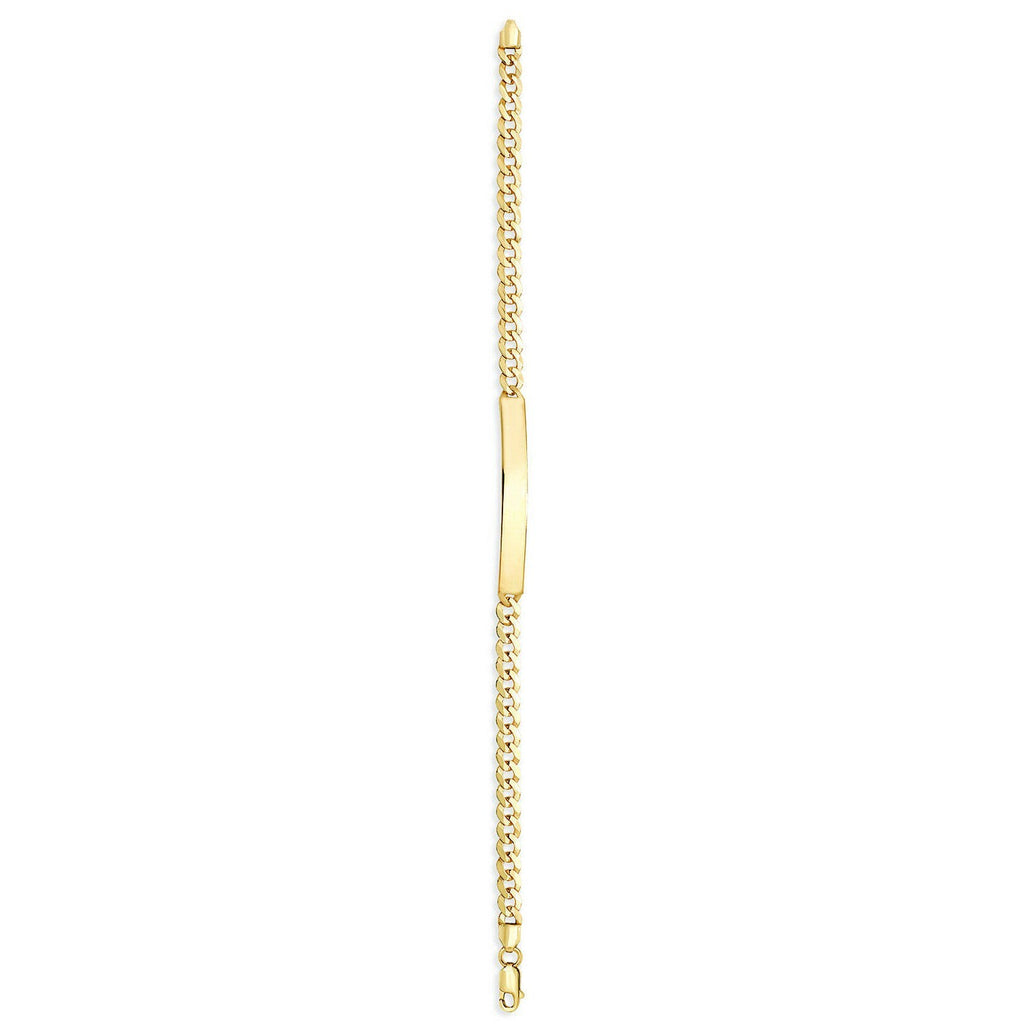 Ladies Identity Bracelet 9ct Yellow Gold 375 Hallmarked British Made 