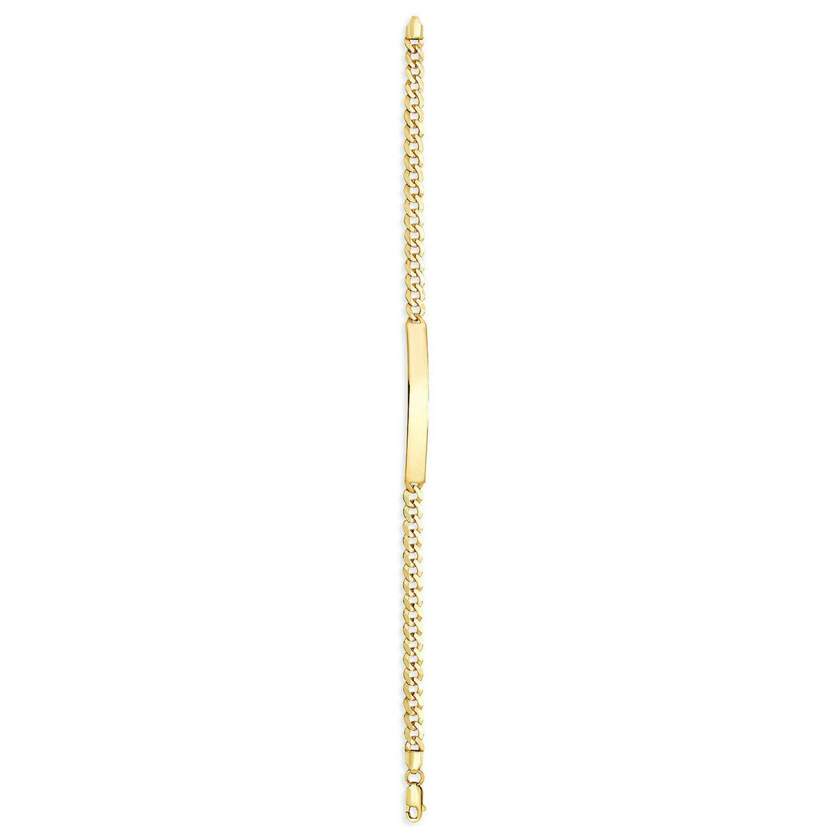 Ladies Identity Bracelet 9ct Yellow Gold 375 Hallmarked British Made 