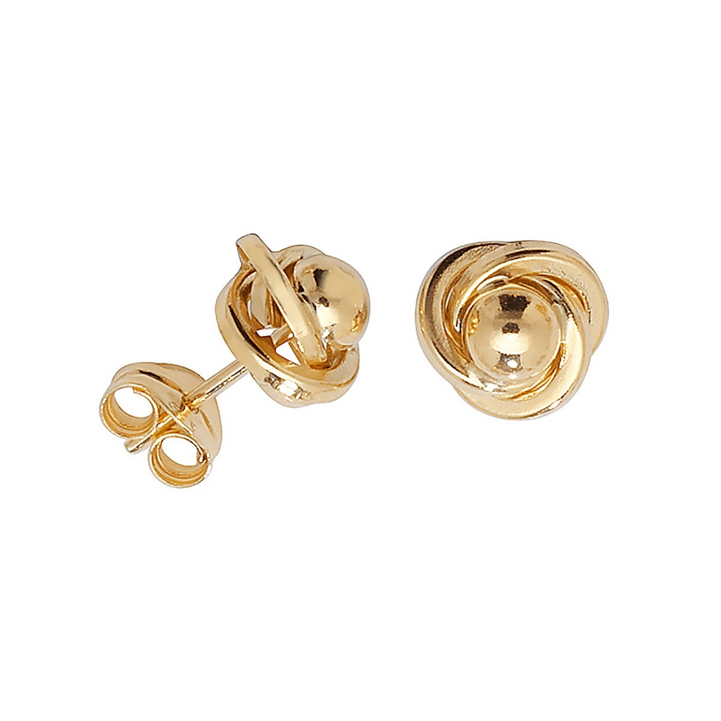 6mm Orbital Stud Earrings 9ct Yellow Gold 375 Hallmarked Brand New Boxed