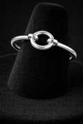 Ladies Open Circle Ring 925 Hallmarked British Made Sizes K - S