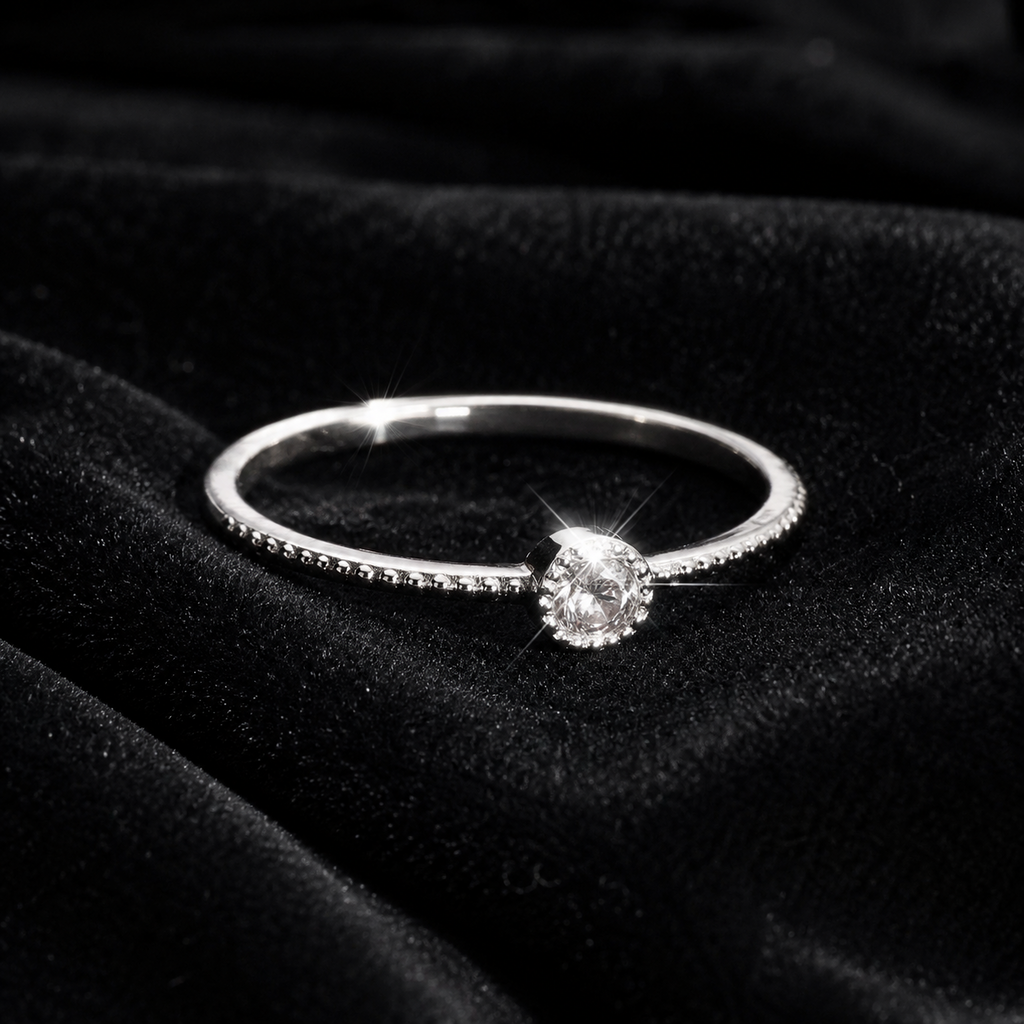 Milliegrain Band Ring Sterling Silver 925 Hallmarked British Made Size J - R