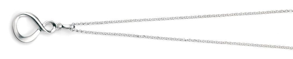 Infinity Loop Pendant Solid Sterling Silver 925 Hallmarked All Chain Lengths