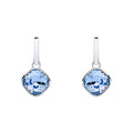 Aquamarine Drop Earrings Sterling Silver 925 Hallmarked Brand New Boxed