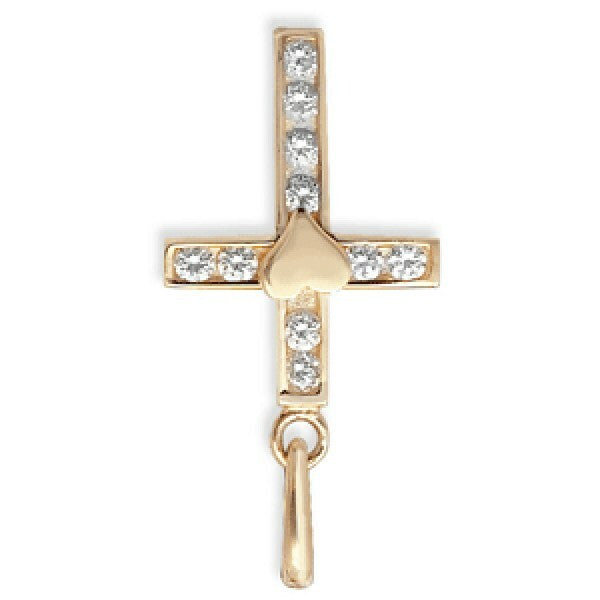 9ct Yellow Gold Cross Pendant Hallmarked British Made All Chain Lengths
