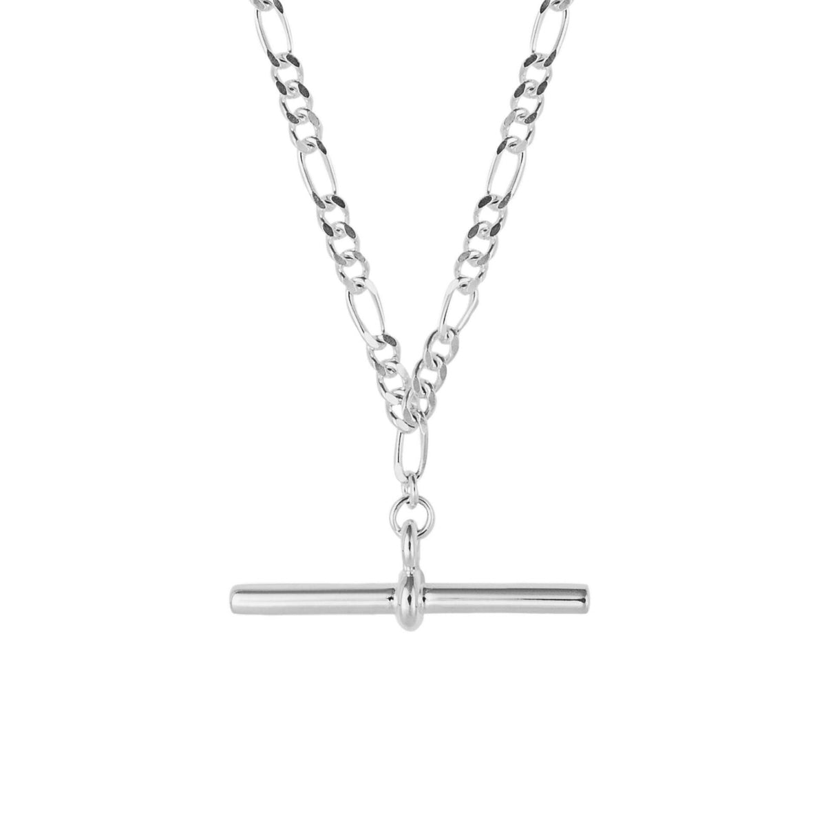 T Bar Chain Necklace Sterling Silver 925 Hallmarked Brand New Boxed