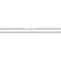 Men's Sterling Silver Bracelet Curb Link British Made 925 Hallmark 8" Weight 4g