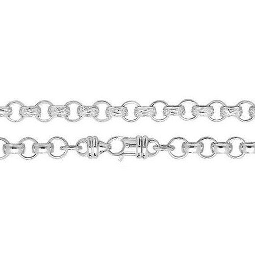 Sterling Silver Cast Belcher Chain British Made 925 Hallmarked  22" Weight 73 g